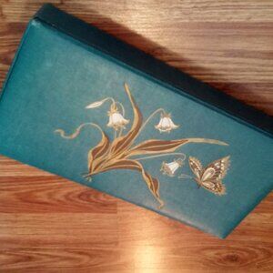 Keepsake Box For Anything Jewelry Letters Etc 12" LOng 6" Wide 1 3/4" High See C